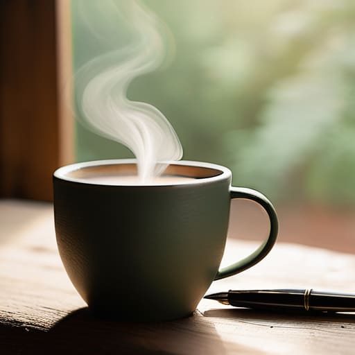 Using The Low-Tech Buffer with coffee.