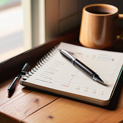 A Quick Financial Health Checklist notebook.