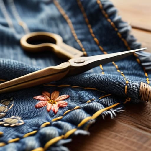 Mending denim: Piece by Piece: Your Denim Journey.
