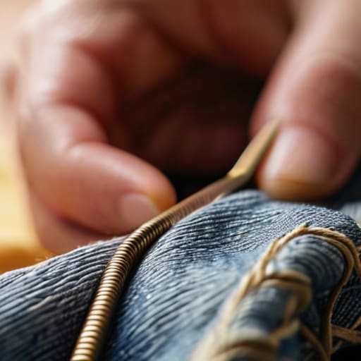 Mending clothes: Small Stitches, Big Impact.