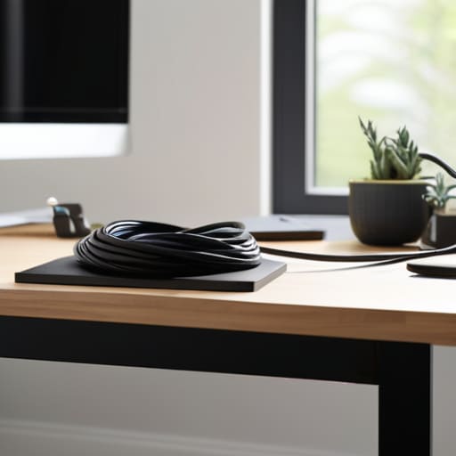 Taming the Tech Jungle with organized cables.