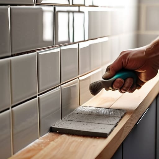 DIY guide on how to tile a backsplash.