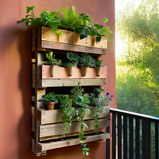 The Ultimate Vertical Garden pallet wall.