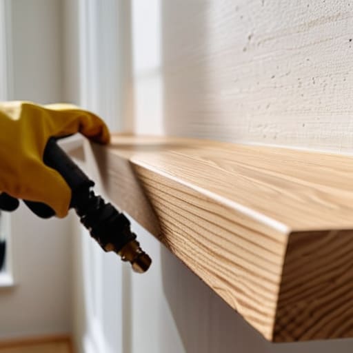 Guide on how to install a shelf.