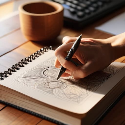 Effective mind mapping to organize thoughts.